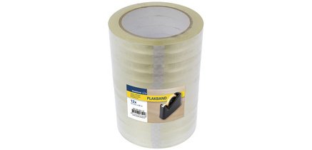 Klebeband, 12 mm x 66 m, PP, transparent