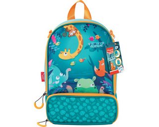 PICNIK Sac à dos pour enfant JUNGLE FEVER, turquoise