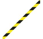 Bande de marquage au sol, 50 mm x 33 m, noir/jaune