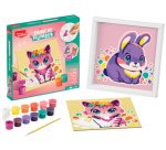 Creativ Coffret de peinture au numéro Chat & Lapin