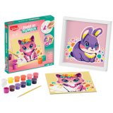 Creativ Coffret de peinture au numéro Chien & Renard