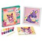 Creativ Coffret de peinture au numéro Chien & Renard