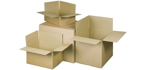 Carton ondulé à plier, (L)586 x (P)386 x (H)386 mm