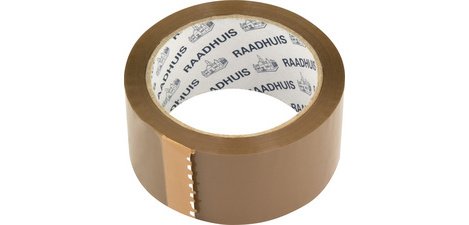 Ruban adhésif d'emballage, 48 mm x 66 m, marron