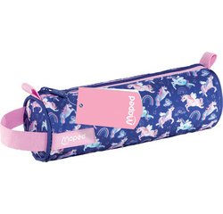 Trousse ronde LICORNE, en polyester