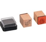 Jeu de tampons à motif 'Dinosaure', boîte ronde