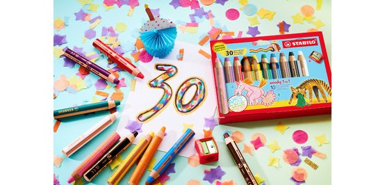 Crayon multi-talents woody 3 en 1, étui de 10 30 ans