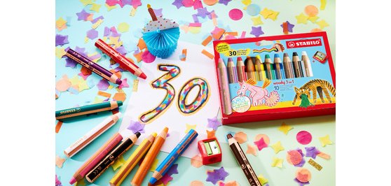 Crayon multi-talents woody 3 en 1, étui de 10 30 ans