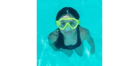 Masque de plongée junior 'MAUI', jaune