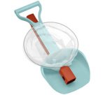 Kit de jouets de plage 2 en 1, rouge/bleu