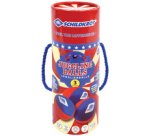 Balle de jonglage, set de 3, rouge/bleu