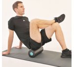 Rouleau de massage 2 en 1, noir/bleu