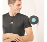 Rouleau de massage 2 en 1, noir/bleu