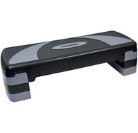 Stepper de fitness, bleu/gris