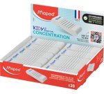 Gomme en plastique KIDY learn CONCENTRATION,présentoir