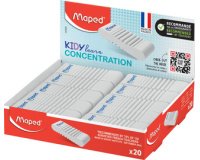 Gomme en plastique KIDY learn CONCENTRATION,présentoir