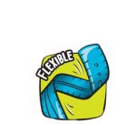 Règle plate KIDY learn CONCENTRATION, 200 mm, bleu