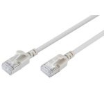 Câble de brassage Slim, cat. 6A, F/FTP, 0,5 m, gris