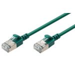 Câble de brassage Slim, cat. 6A, F/FTP, 0,5 m, gris