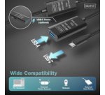 Câble de rallonge actif USB 3.2 Gen1, 10 m