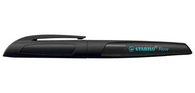 Stylo à bille Flow, turquoise/noir