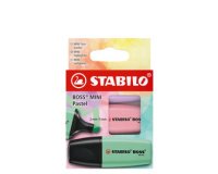 Surligneur BOSS MINI Pastel, étui carton de 5