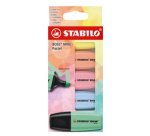 Surligneur BOSS MINI Pastel, étui carton de 5