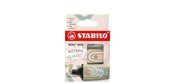 Surligneur BOSS MINI Naturevibes, étui carton de 3