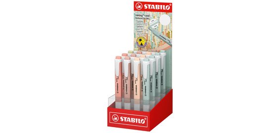 Swing Cool highlighter NatureCOLORS, display of 16