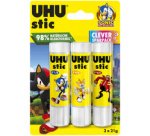Bâton de colle stic SONIC, 3x 8,2 g, blister