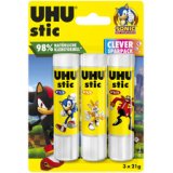 Bâton de colle stic SONIC, 3x 8,2 g, blister