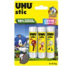 Bâton de colle stic SONIC, 3x 8,2 g, blister