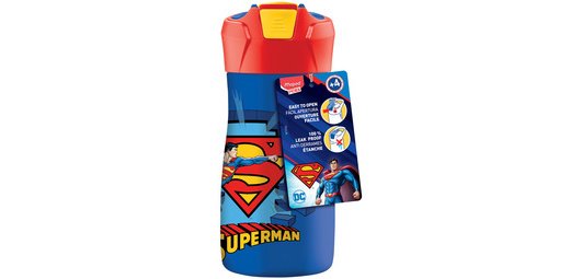 PICNIK Fles SUPERMAN, 0,43 l, blauw/rood