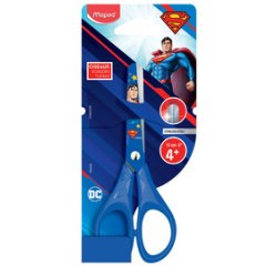 Ciseaux SUPERMAN, rond, 130 mm, bleu