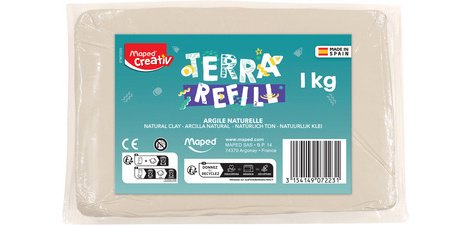 Creativ Recharge d'argile pour tour de poterie, 1 kg