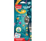 PICNIK Set de couverts JUNGLE FEVER, 3 pièces, bleu