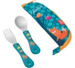 PICNIK Set de couverts JUNGLE FEVER, 3 pièces, bleu