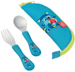 PICNIK Set de couverts MINIZ Raton laveur, 3 pièces