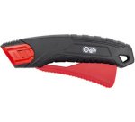 Cutter de sécurité PLUS 839, lame: 19 mm, noir/rouge