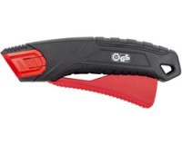 Cutter de sécurité PLUS 839, lame: 19 mm, noir/rouge