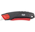 Cutter de sécurité PLUS 839, lame: 19 mm, noir/rouge