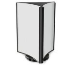 Porte-visuel, rotatif, 3 faces, A5