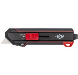 Couteau & grattoir 2 en 1 Premium, lame: 19 mm