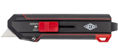 Couteau & grattoir 2 en 1 Premium, lame: 19 mm