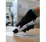 Cutter de sécurité PLUS 837, lame: 19 mm, noir/argent