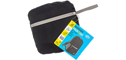 Sac à dos pliable PACKTOGO, noir