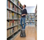 Tabouret marchepied SuperStep, en plastique, blanc