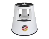 Tabouret marchepied SuperStep, en plastique, blanc