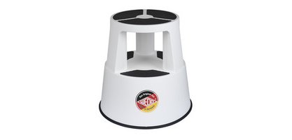 Tabouret marchepied SuperStep, en plastique, blanc