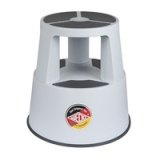 Tabouret marchepied SuperStep, en plastique, blanc